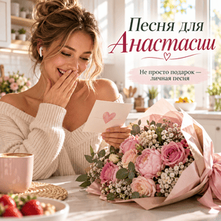 «Анастасіє, хай життя дарує щасливі миті»